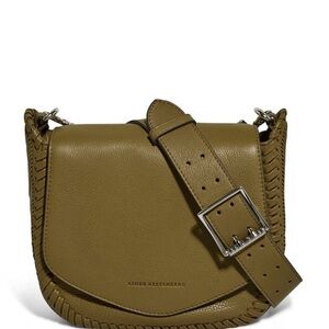 Aimee Kestenberg All For Love Saddle Olive Green Crossbody Bag
